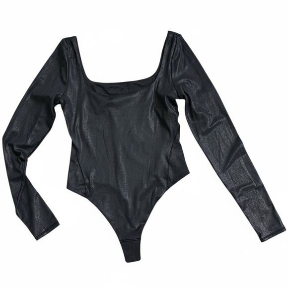 Lululemon Wundermost Nulu Square-Neck Long-Sleeve Thong Bodysuit XS LW3INRS NWT - Picture 2 of 16